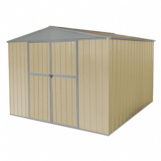 11.3 ft x 8.5 ft x 7 ft, 492 cu ft Capacity, Outdoor Storage Shed ...