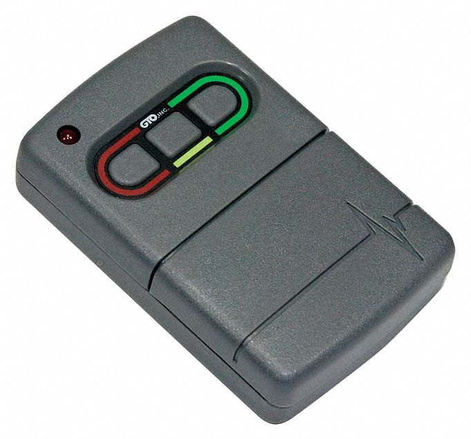 GTO, Gate/Garage Door Opener, Battery/Visor Clip, Three Button Transmitter 13X166RB743 Grainger