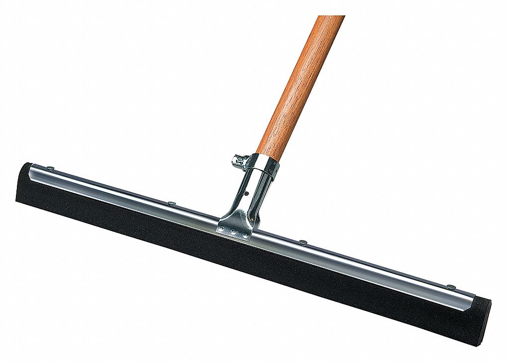 MUS SQUEEGEE, FOR 134624/134641 HANDLE, STRAIGHT DOUBLE BLADE, BLACK, 22 IN, RUBBER/STEEL