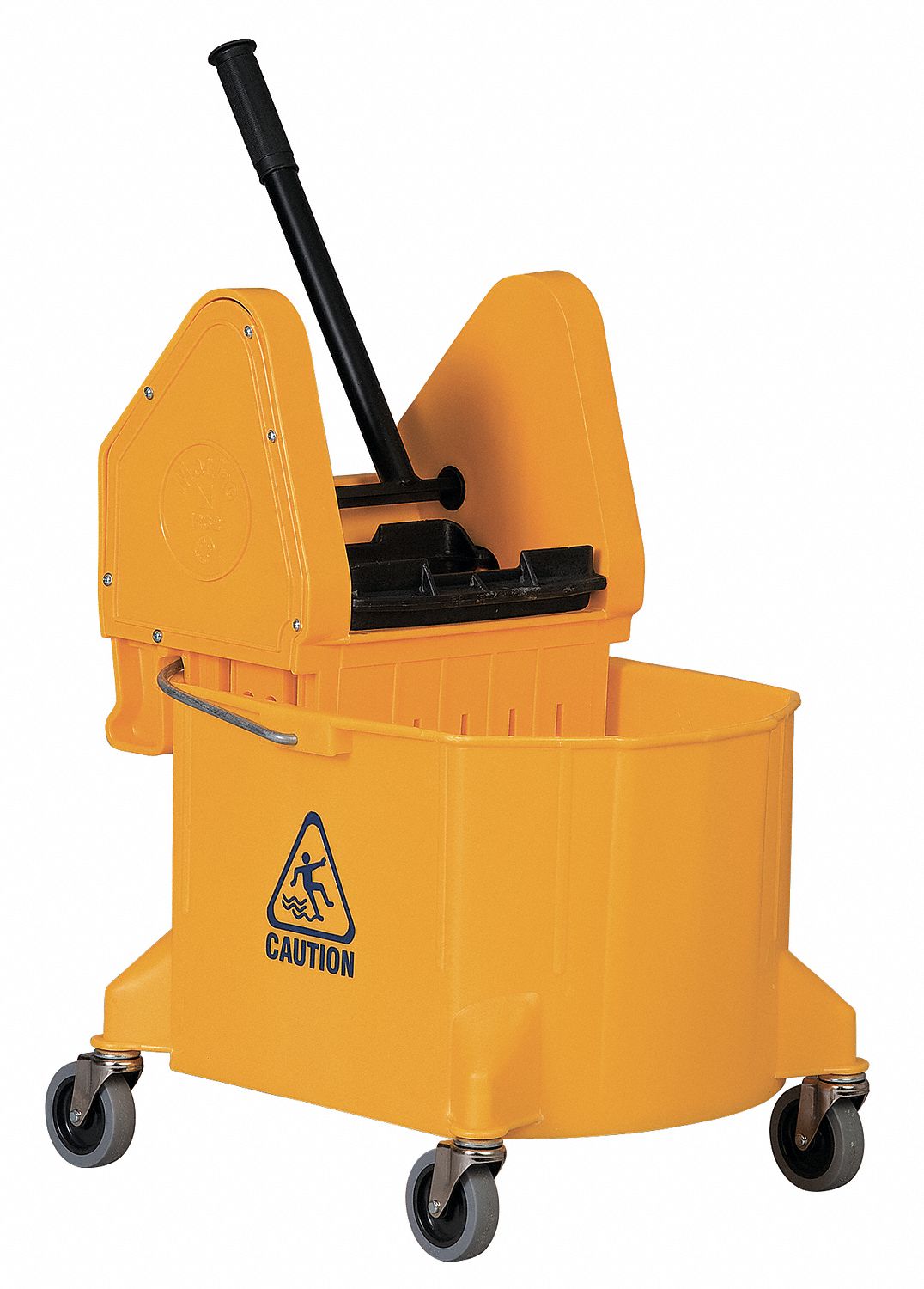 WRINGER W BUCKET, YELLOW, 32 QT