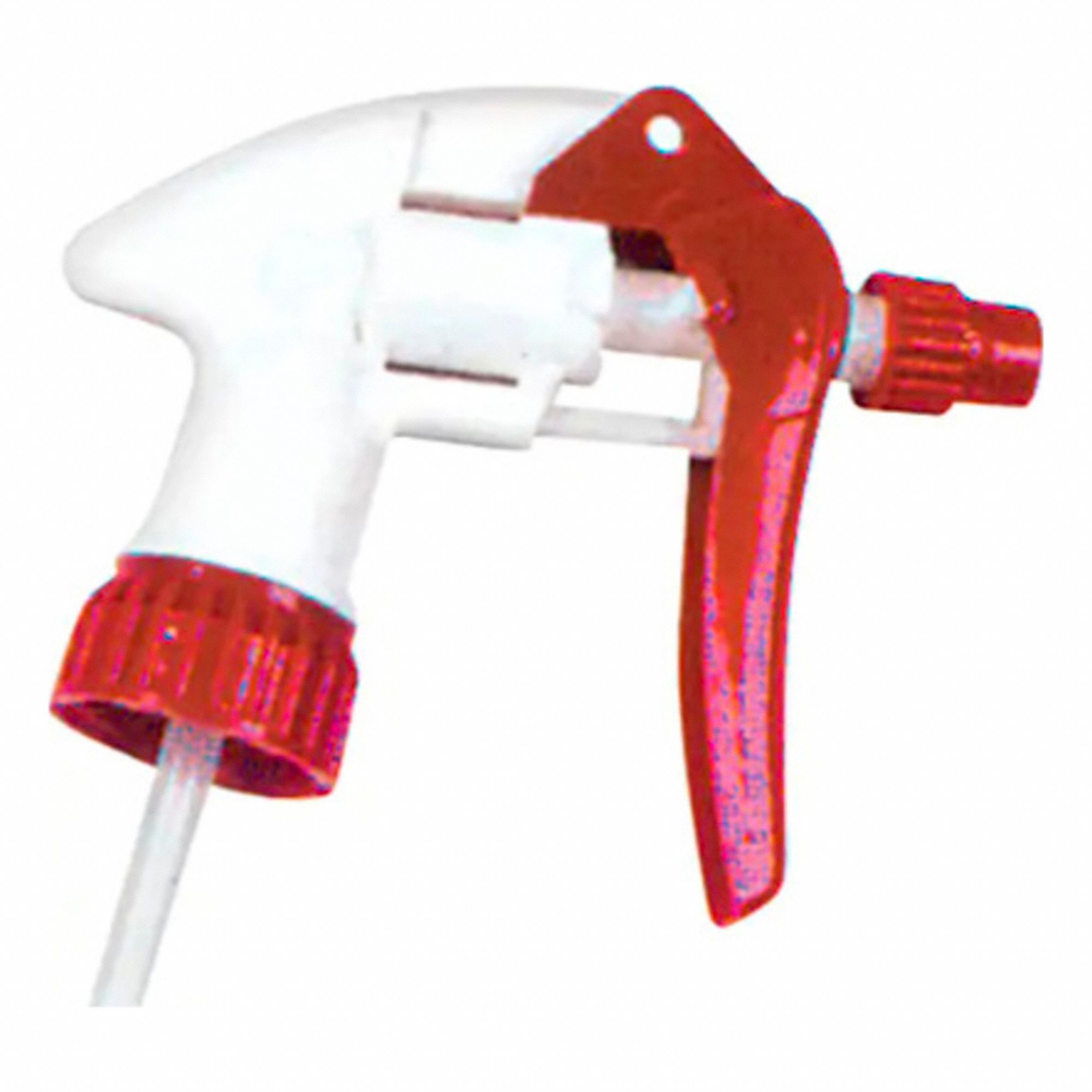 TRIGGER SPRAYER, HEAVY DUTY, FINE MIST TO STEADY STREAM, RED/WHITE, 8 IN, 3.5 ML