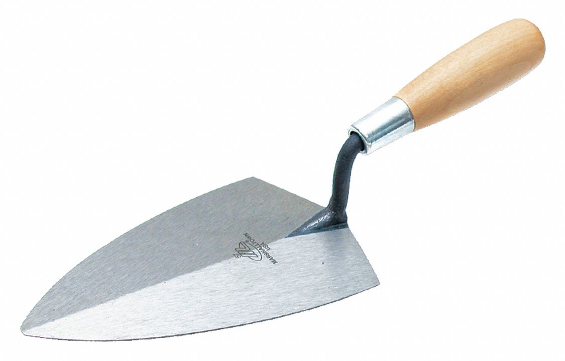 INSIDE CORNER TROWEL, CARBON STEEL, 5 IN TAPERED DURASOFT HANDLE