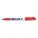 INDUSTRIAL MARKER,PERMANENT,1/16 IN.,RED
