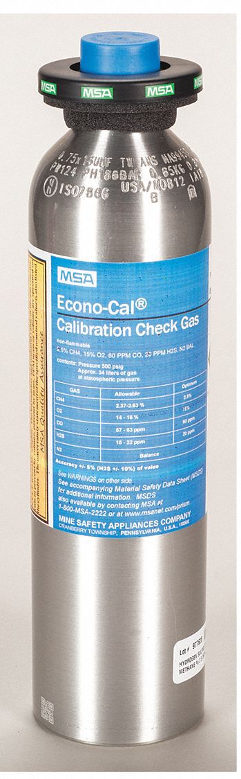 CYLINDER 2.5P CH4,15P O2,60CO/20H2S
