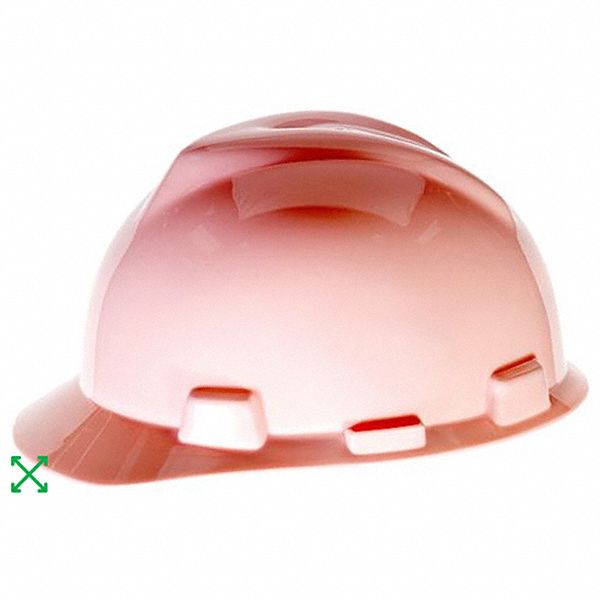 HAT V-GARD PINK W/STAZ-ON SUSP