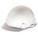 SLOTTED CAP, CSA, TYPE 1, CLASS G, NYLON, 4-PT ONE-TOUCH, FRONT BRIM, WHITE