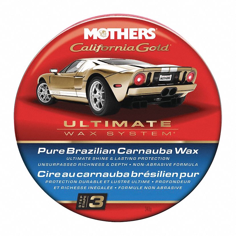 CLEANING PASTE, NON ABRASIVE, YELLOW, 340 GRAM, CARNAUBA WAX, 6 UNITS