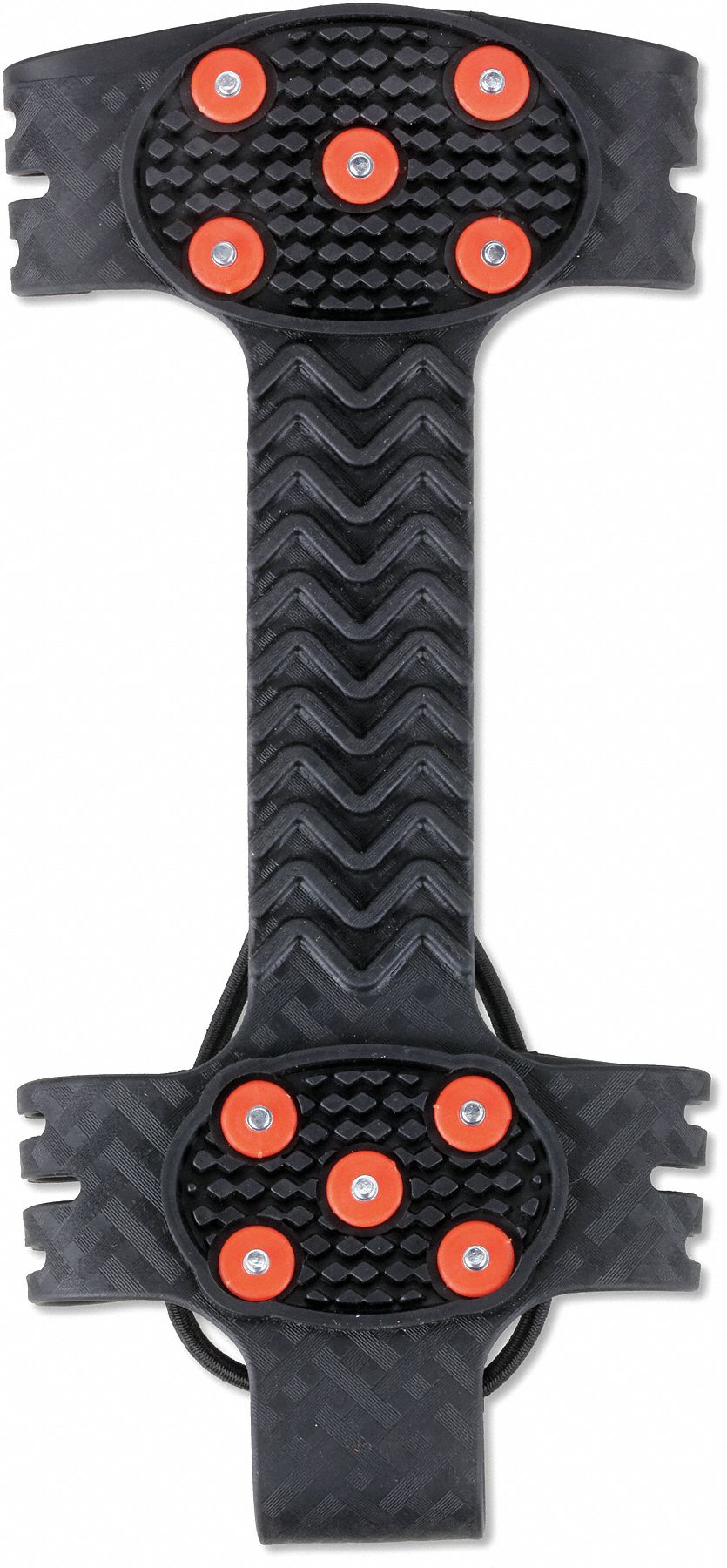 Traction Device: Ball/Heel Footwear Coverage, Rubber, Stud, Pull-On Traction Attachment, Black, 1 PR