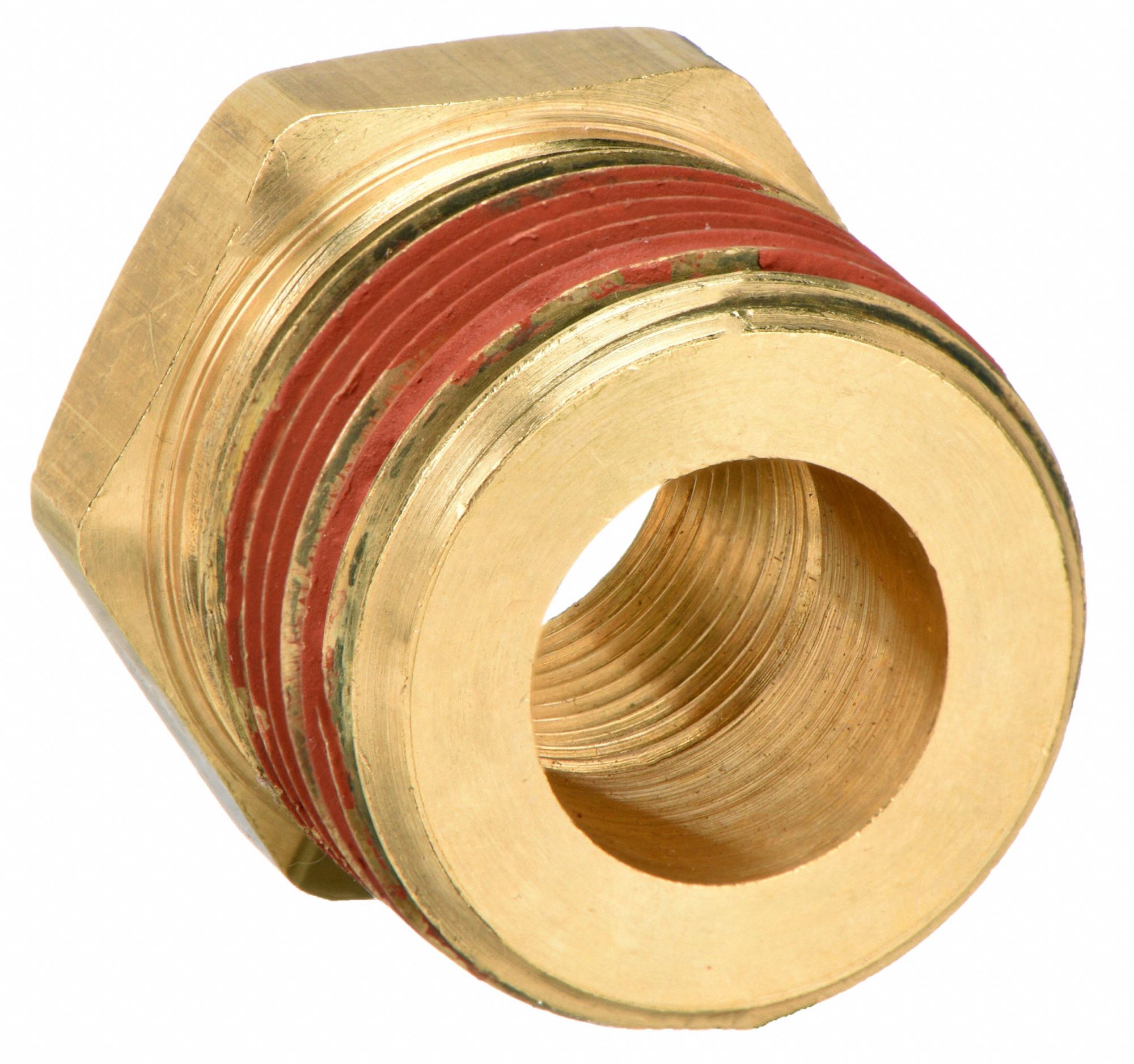 PARKER Reducing Bushing Brass, 1/2 in x 1 in Fitting Pipe Size, Female