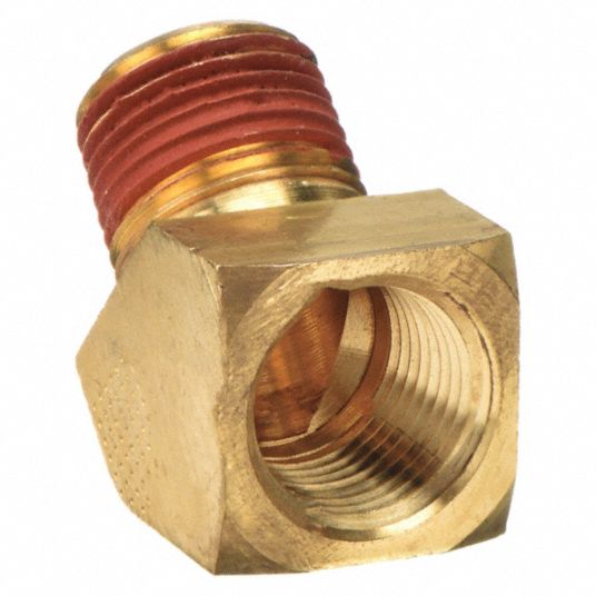 1/2 BRASS PIPE 45° STREET ELBOW