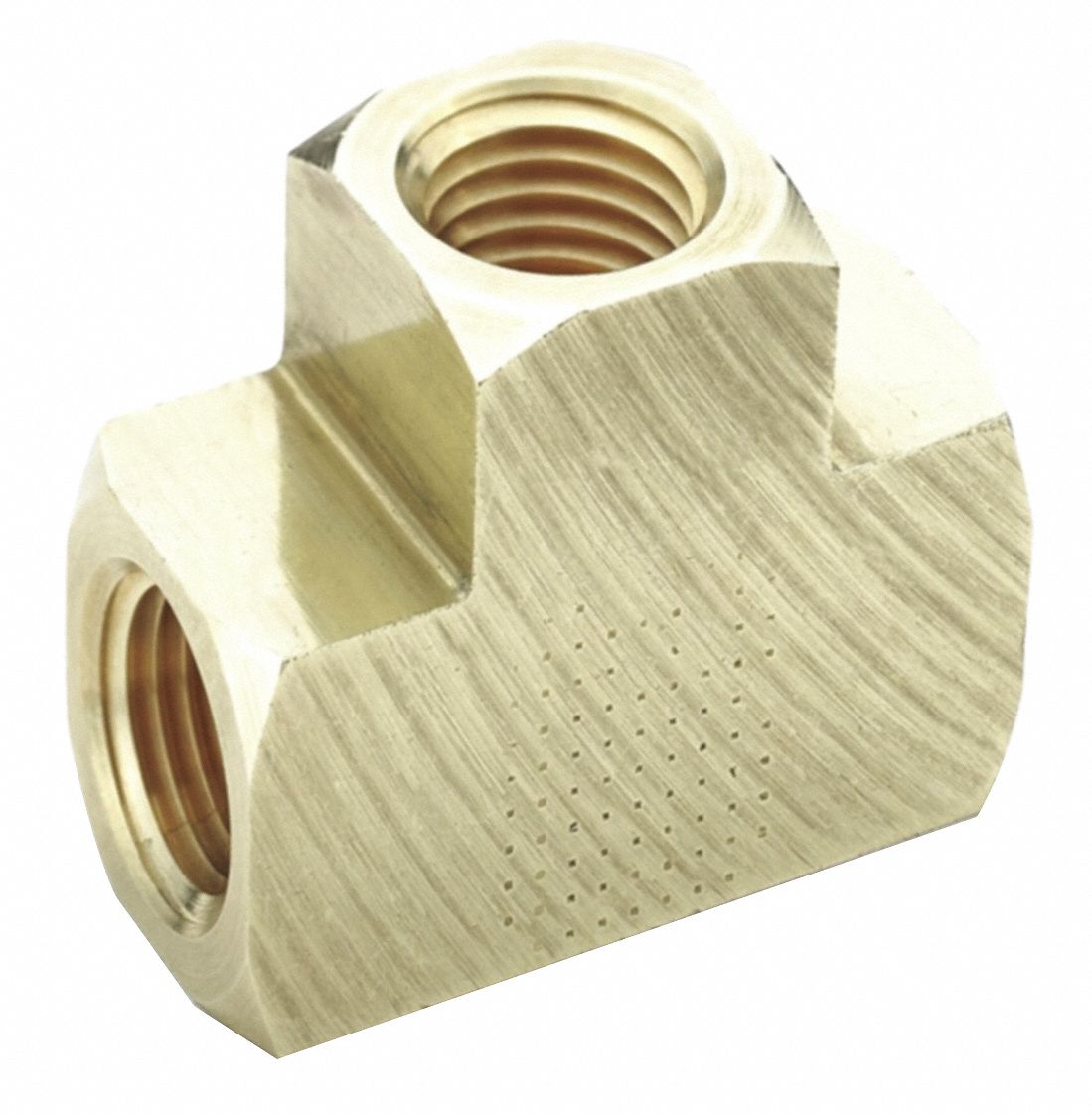 Brass, 1/8 in x 1/8 in Fitting Pipe Size, Adapter - 6AYX2