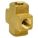 CROSS: BRASS, ½ IN X ½ IN X ½ IN X ½ IN FITTING PIPE SIZE, 1 1/16 IN OVERALL LG