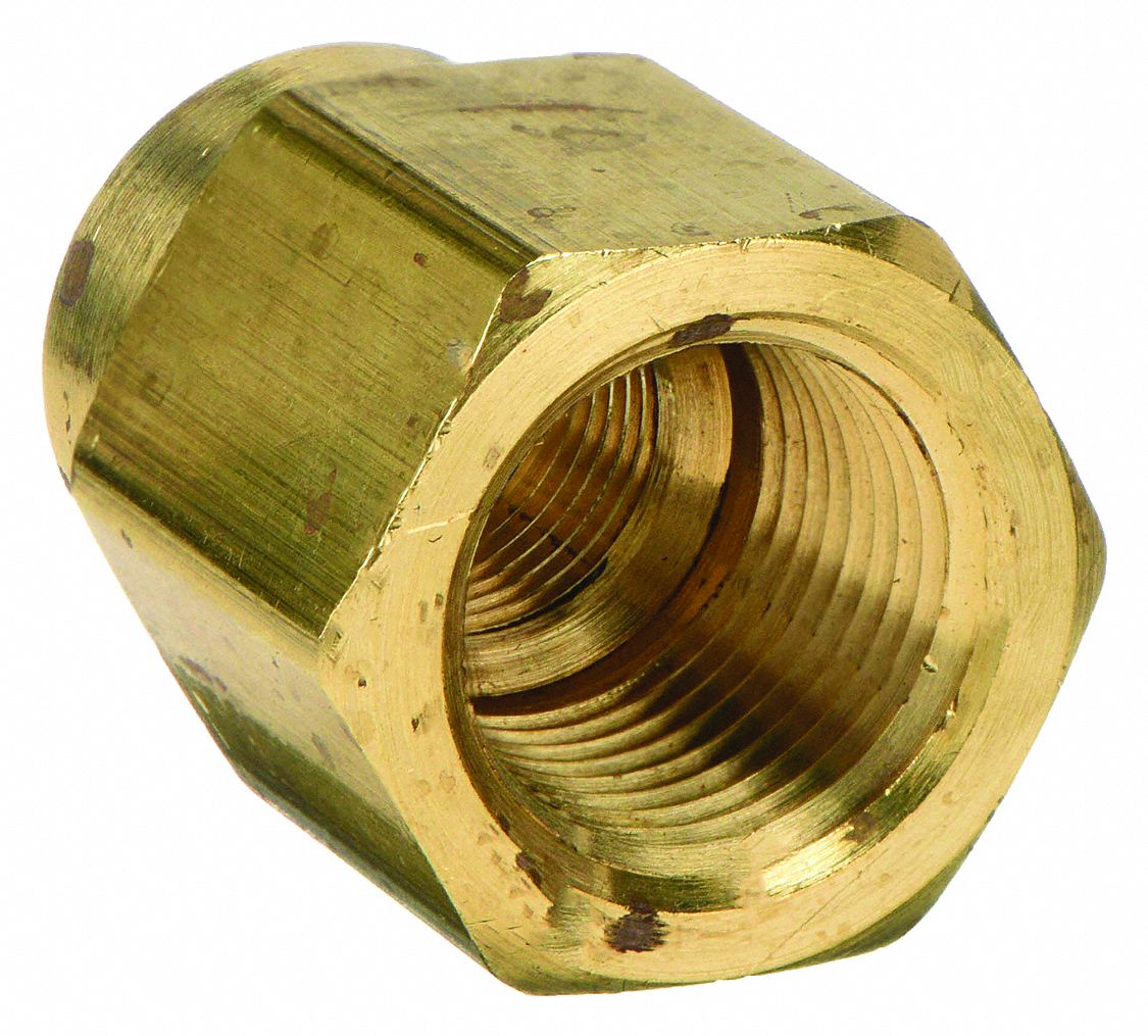 REDUCING COUPLING: BRASS, ⅜ IN X ¼ IN FITTING, FEMALE NPT X FEMALE NPT, COUPLING, NPT