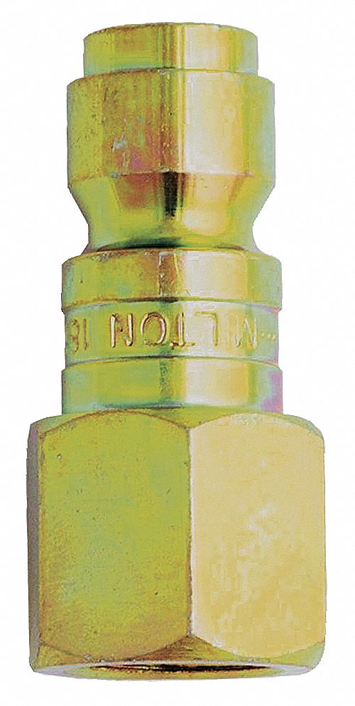 COUPLER, 1/4 IN THREAD, 250 °  F, STEEL, 300 PSI AT 70 F, 1/4 IN INSIDE DIAMETER, NPT CONNECTION