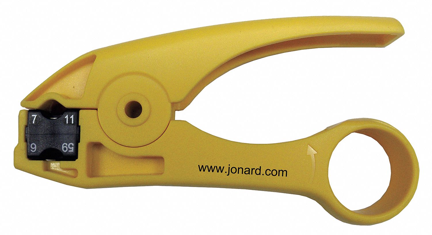 COAX CABLE STRIPPER, MANUAL, 0.4 IN TO 0.4 IN, RG-59/6/RG-7/11, 4¾ IN OVERALL L, CUT, UST-100