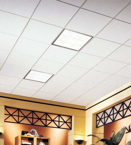 ARMSTRONG Ceiling Tile, Width 24 in, Length 24 in, 5/8 in Thickness