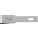 CHISEL ART BLADE, 5/16 IN BLADE L, 0.55 MM BLADE THICK, STEEL, 5/16 IN BLADE W, 6ZTJ9, 5 PK