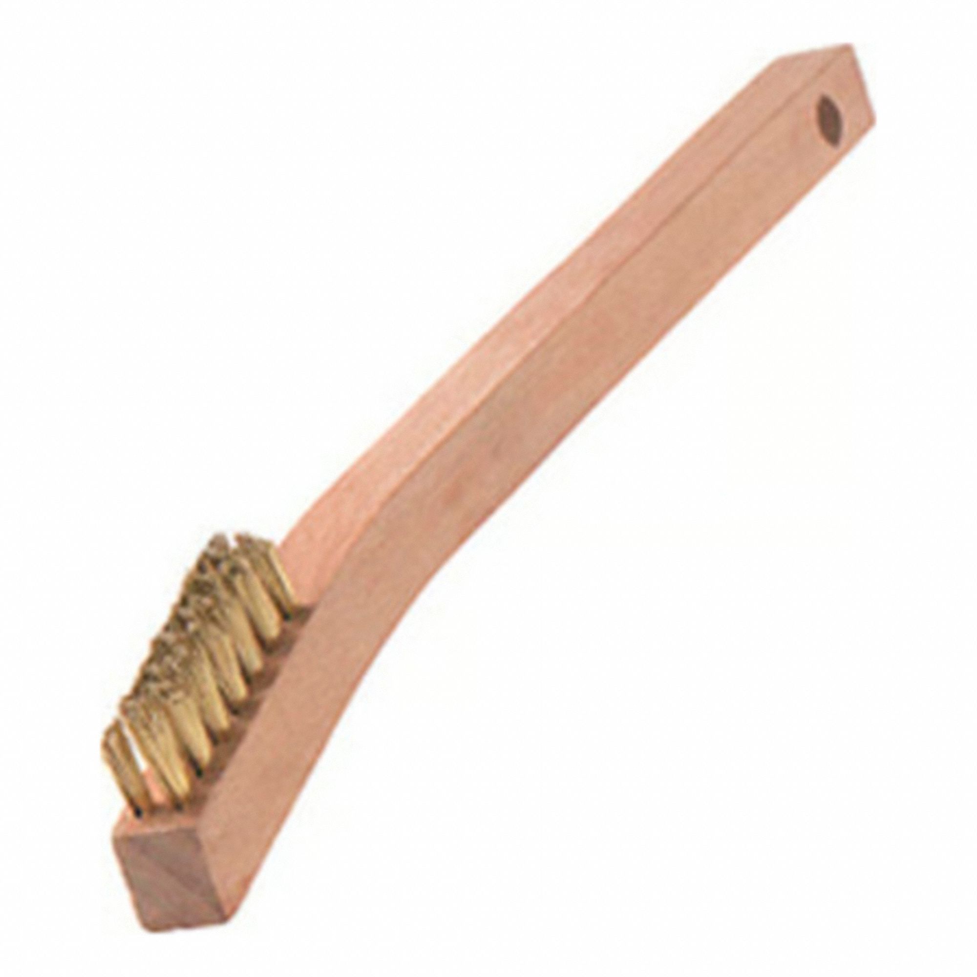 BRUSH SCRATCH 3X7 BRASS CUR V-TRIM