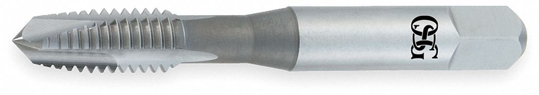 TARAUD À CANNELURE HÉLICOÏDALE, FILETAGE M10X1,5, FILETAGE 1¼ PO LONG, 2 15/16 PO LONG, FINISSEUR