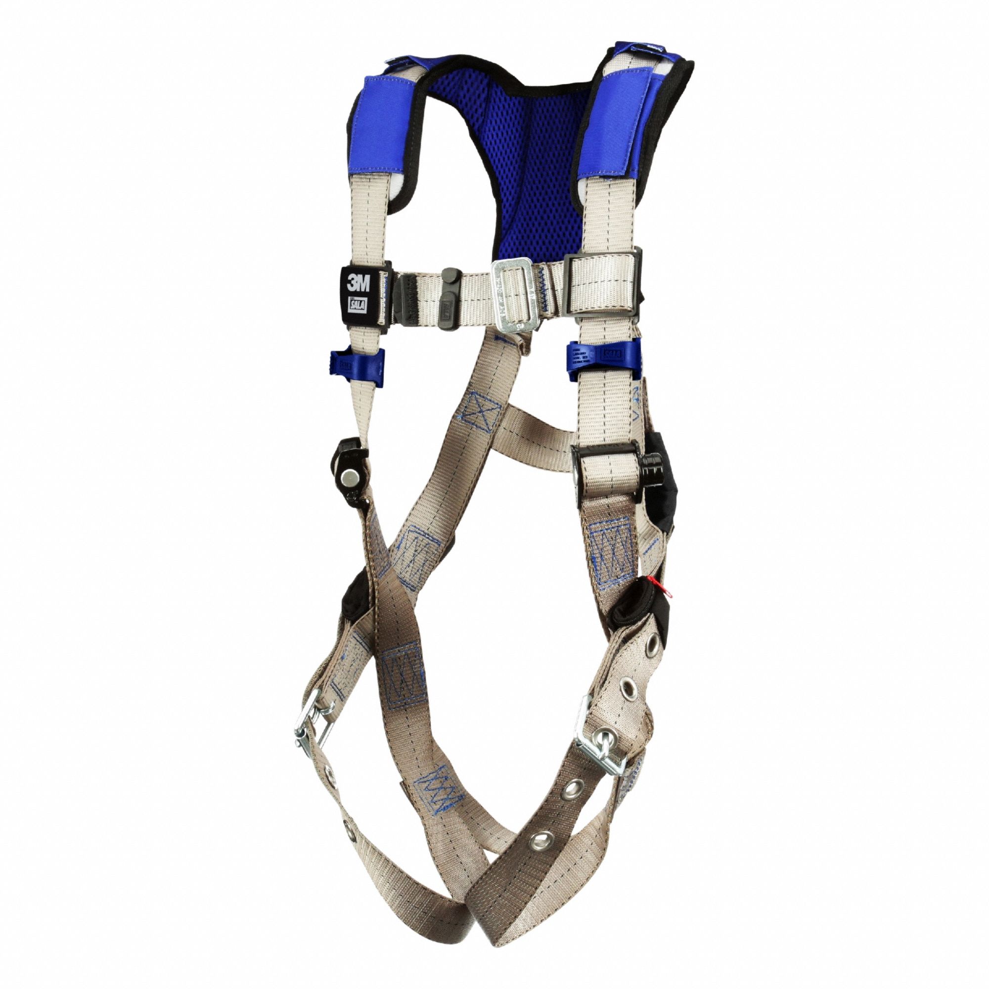 Fall Protection Harness: Vest Harness, Mating / Tongue, Revolver, Universal (S/M/L/XL)