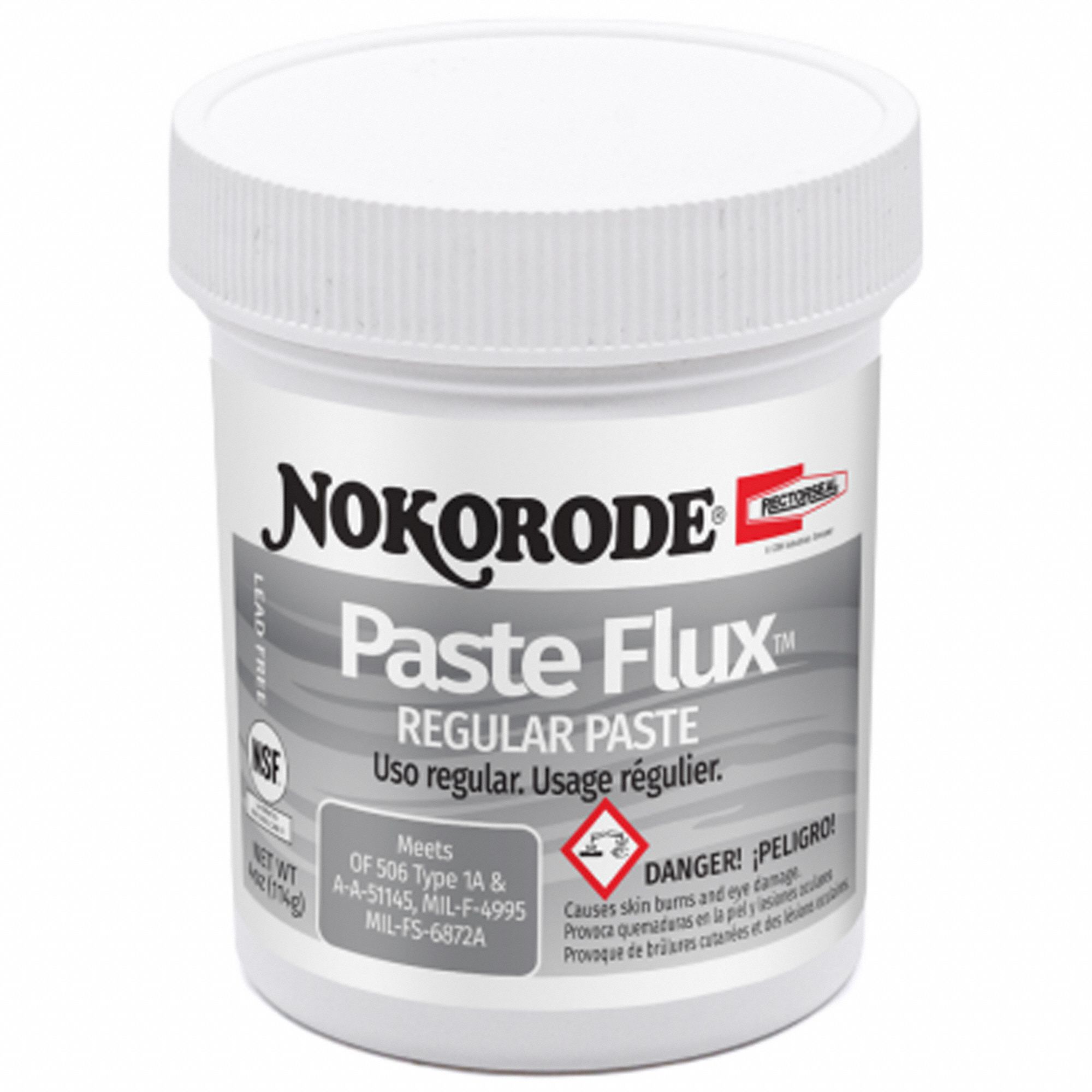 RECTORSEAL, 4 oz, Jar, Soldering Flux 442Y4414010 Grainger