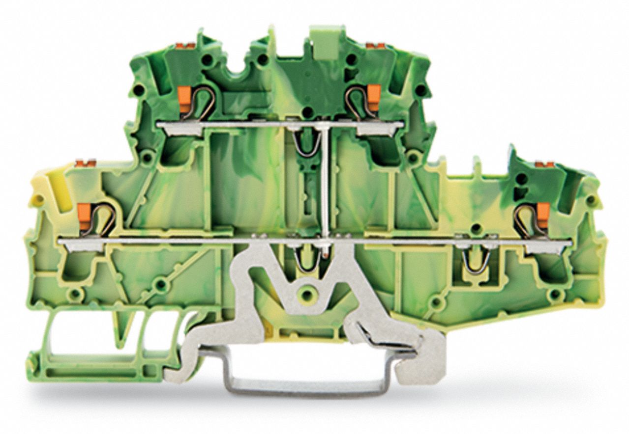 Terminal Block 3.64 L Green Yellow