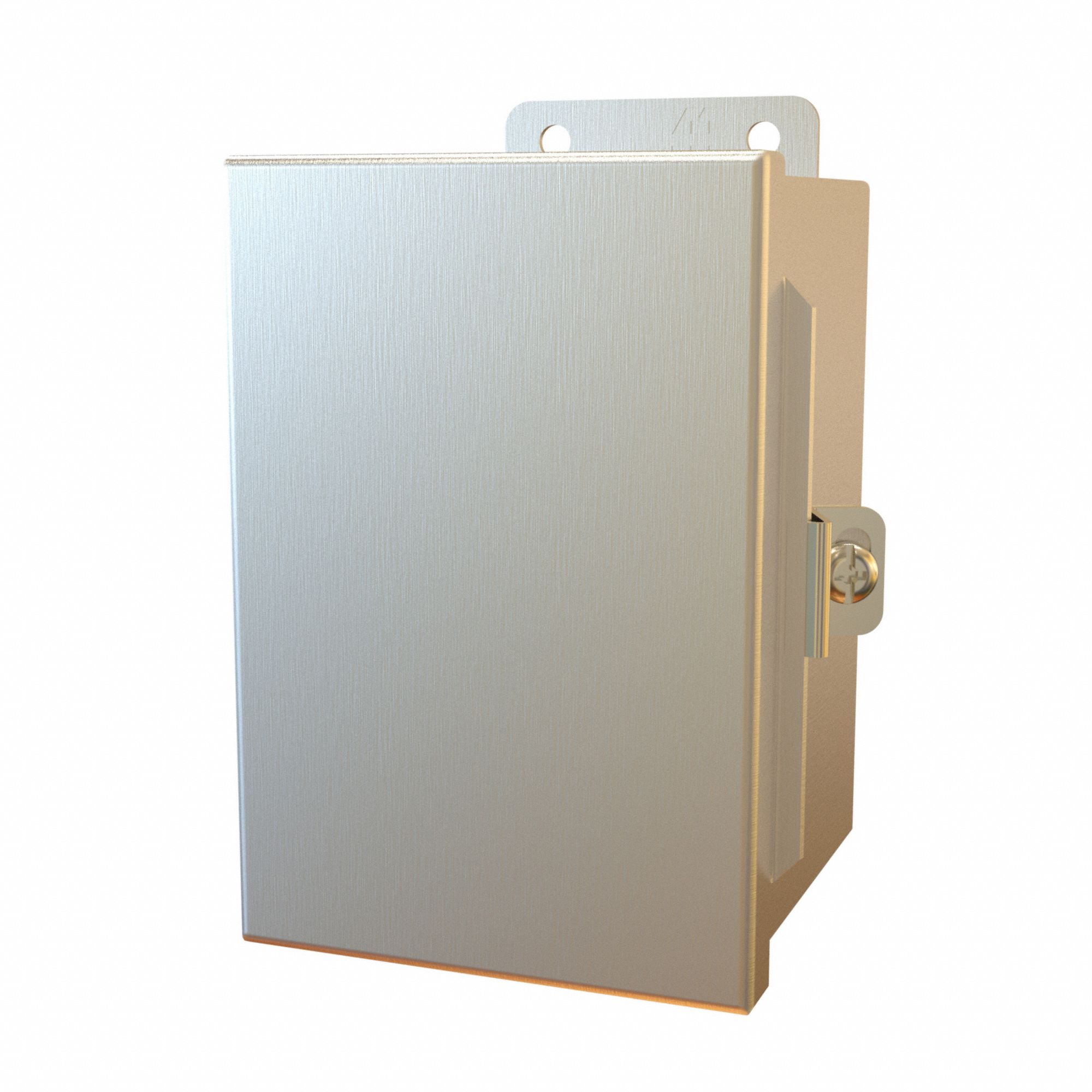 Electrical Enclosure: Stainless Steel, 6 in x 4 in x 4 in, NEMA 12/13/3R/4/4X, w/Panel