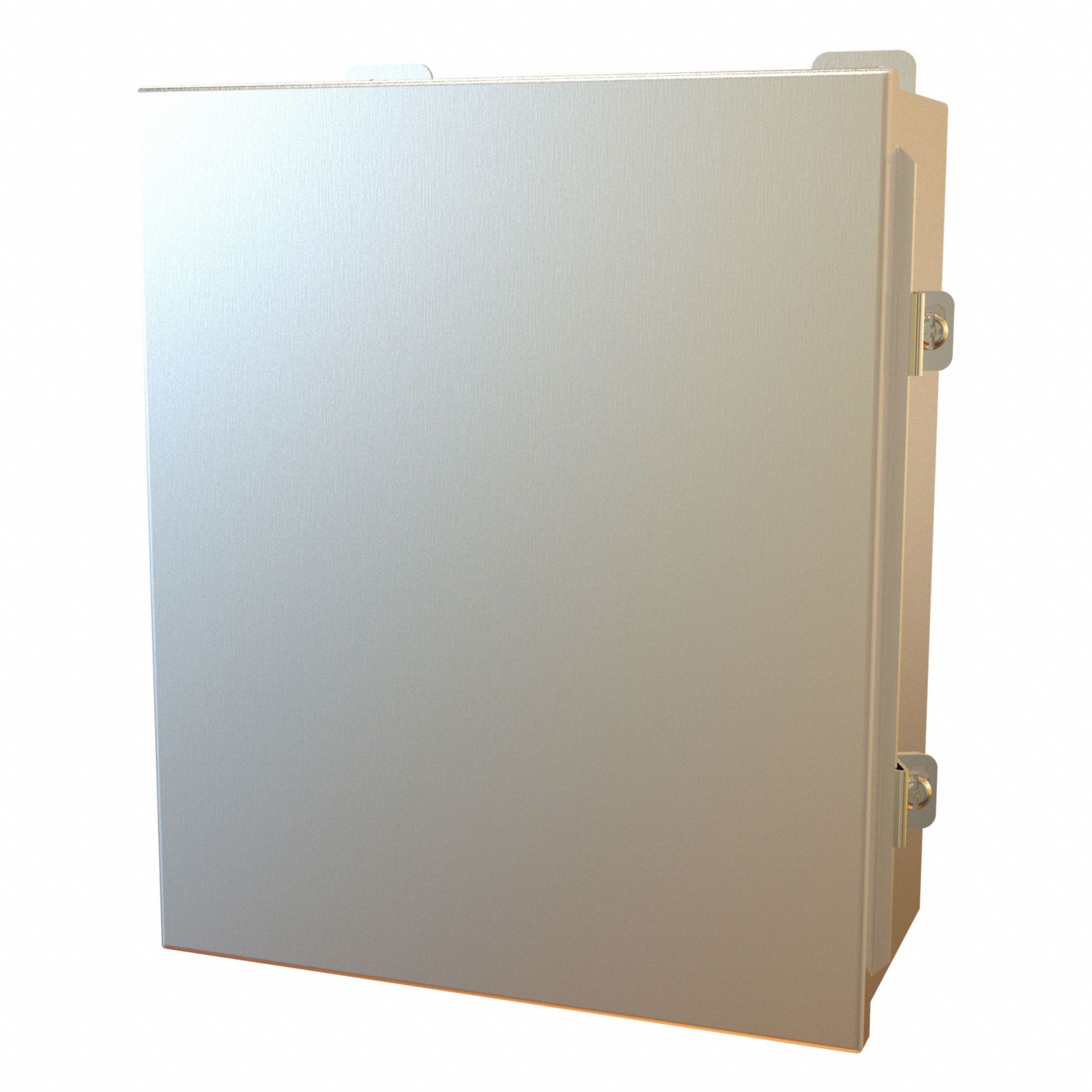 Electrical Enclosure: Stainless Steel, 12 in x 10 in x 5 in, NEMA 12/13/3R/4/4X, w/Panel