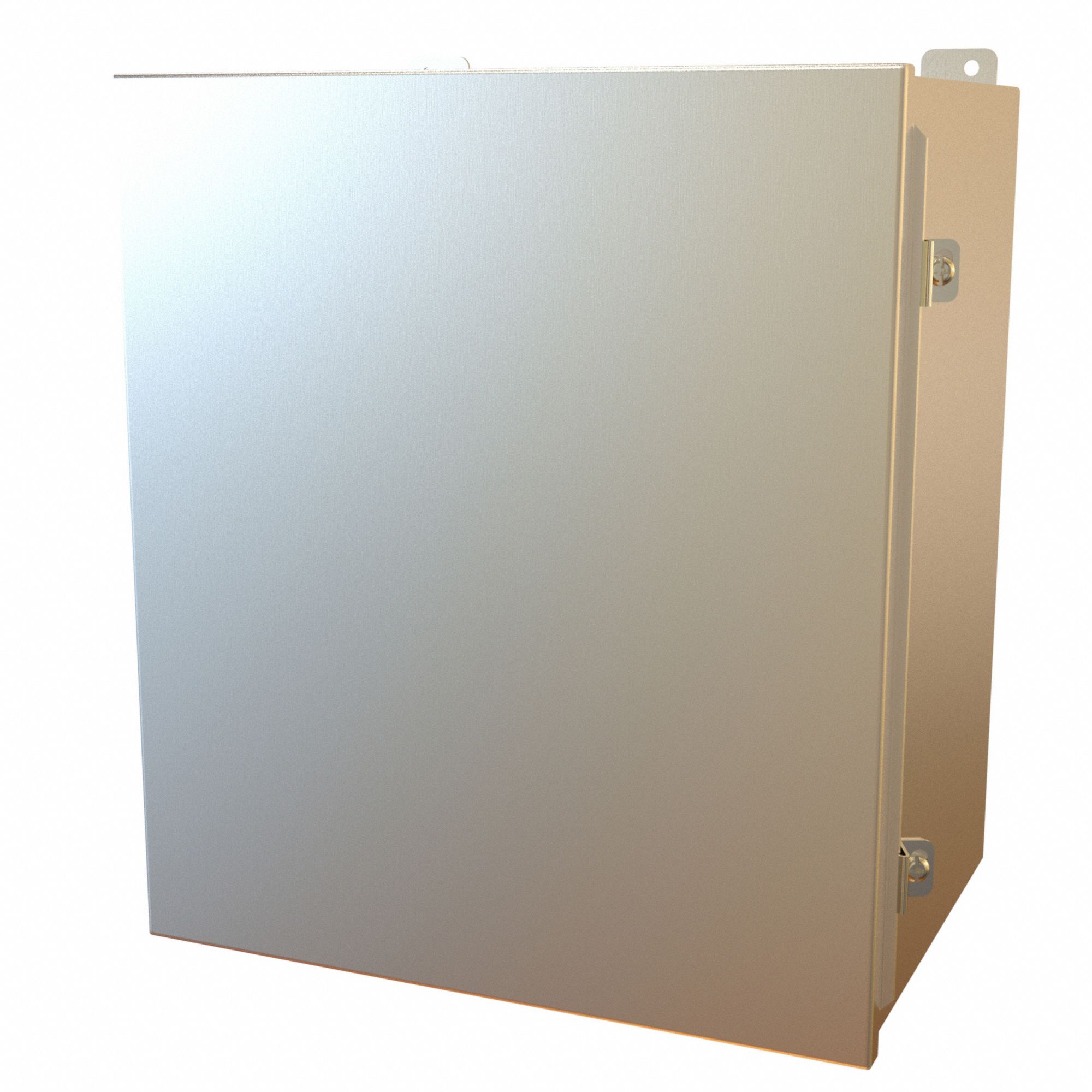 Electrical Enclosure: Stainless Steel, 16 in x 14 in x 10 in, NEMA 12/13/3R/4/4X, w/Panel