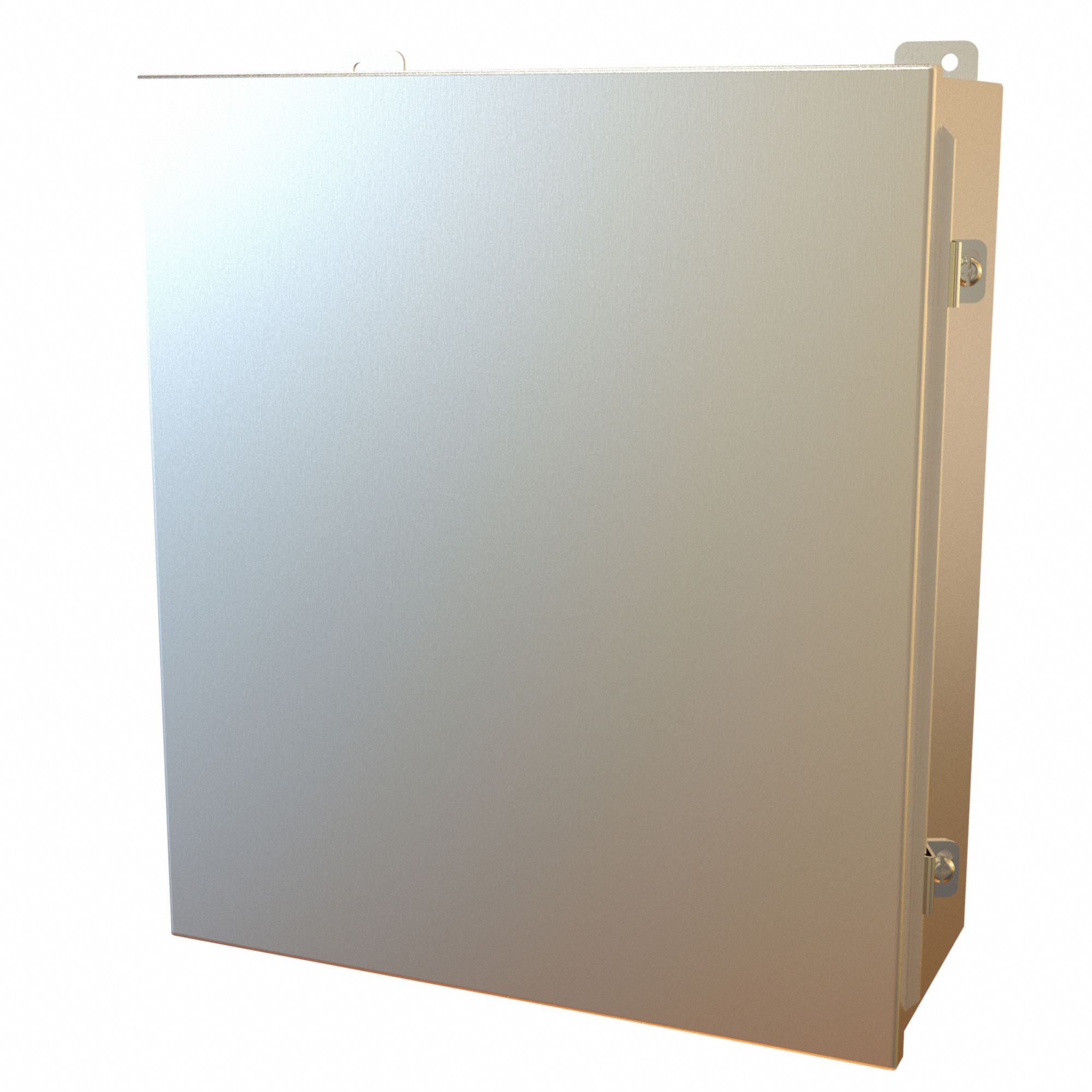 Electrical Enclosure: Stainless Steel, 16 in x 14 in x 6 in, NEMA 12/13/3R/4/4X, w/Panel