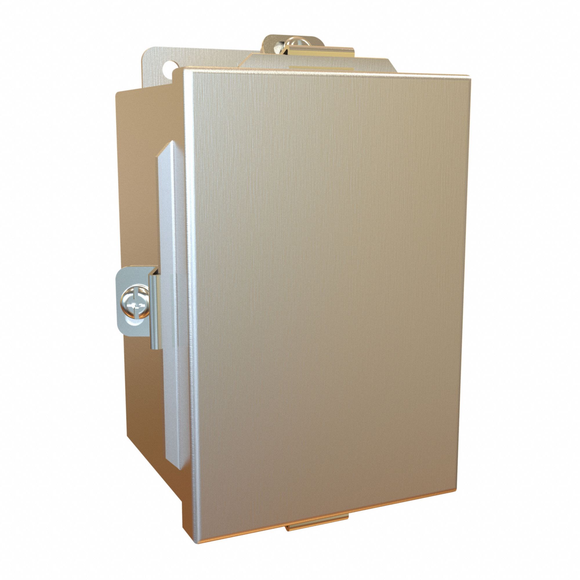 Electrical Enclosure: Stainless Steel, 6 in x 4 in x 4 in, NEMA 12/13/3R/4/4X, w/Panel, IP66