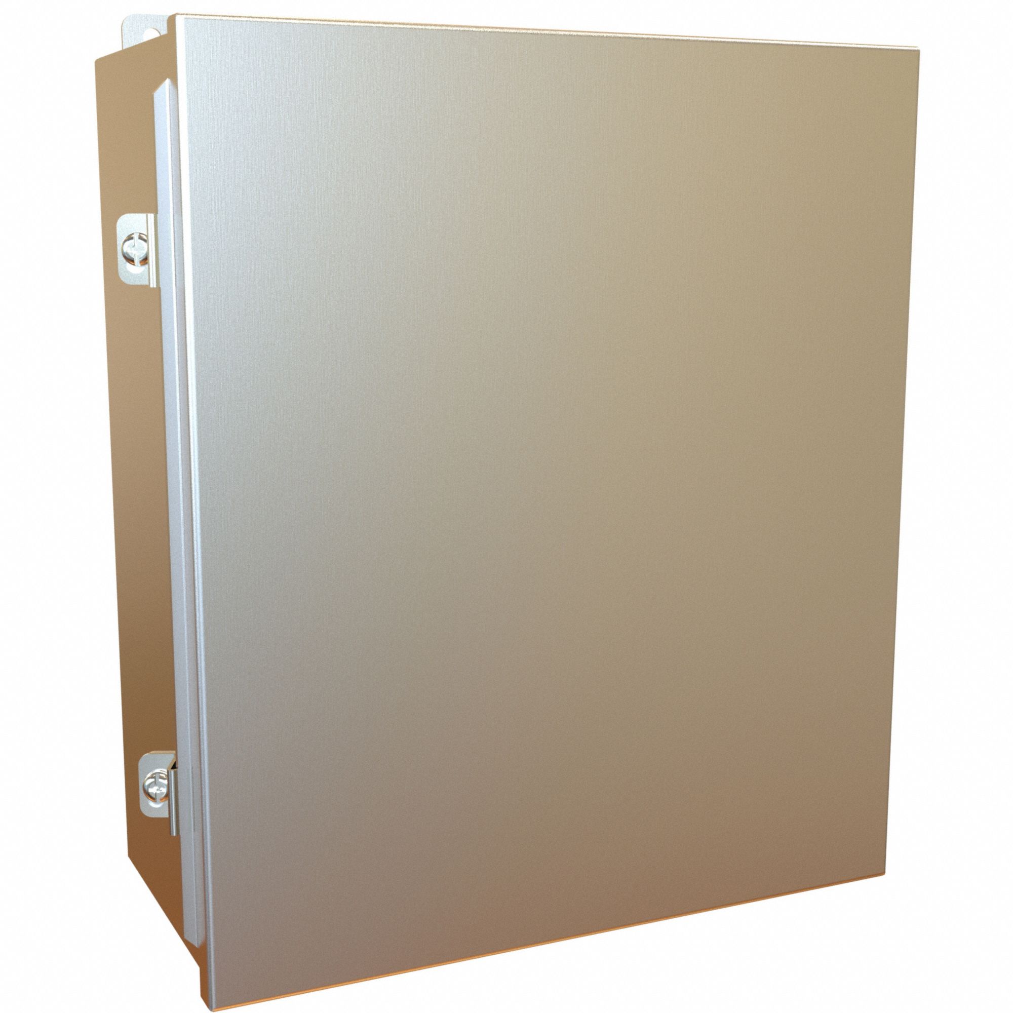 Electrical Enclosure: Stainless Steel, 14 in x 12 in x 6 in, NEMA 12/13/3R/4/4X, w/Panel
