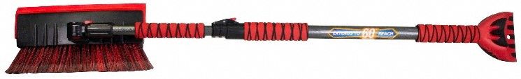 Snow Broom 60 in L Black/Red