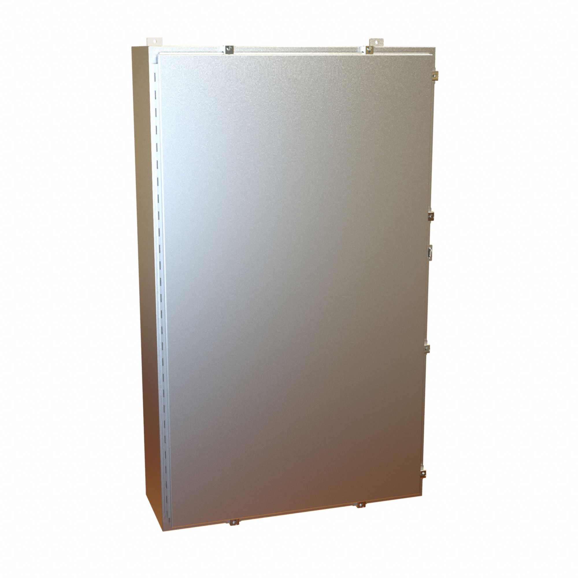 Electrical Enclosure: Aluminum, 60 in x 36 in x 12 in, NEMA 12/13/4/4X, w/Panel, Solid Cover