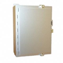 Electrical Enclosure: Stainless Steel, 20 in x 16 in x 6 in, NEMA 12/13/3R/4/4X, w/Panel