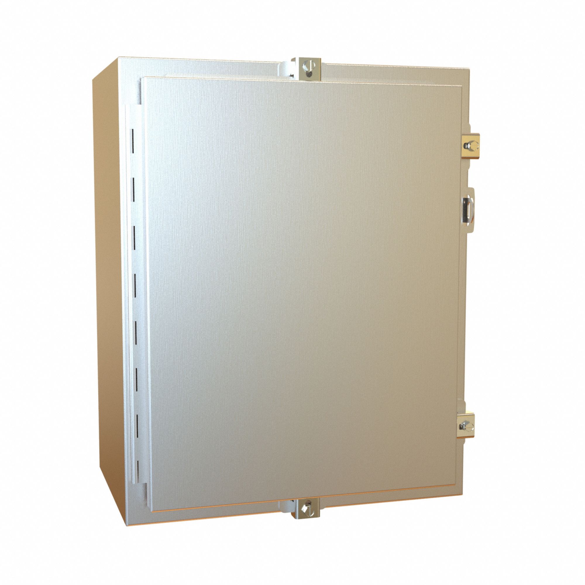 Electrical Enclosure: Stainless Steel, 20 in x 16 in x 10 in, NEMA 12/13/3R/4/4X, w/Panel