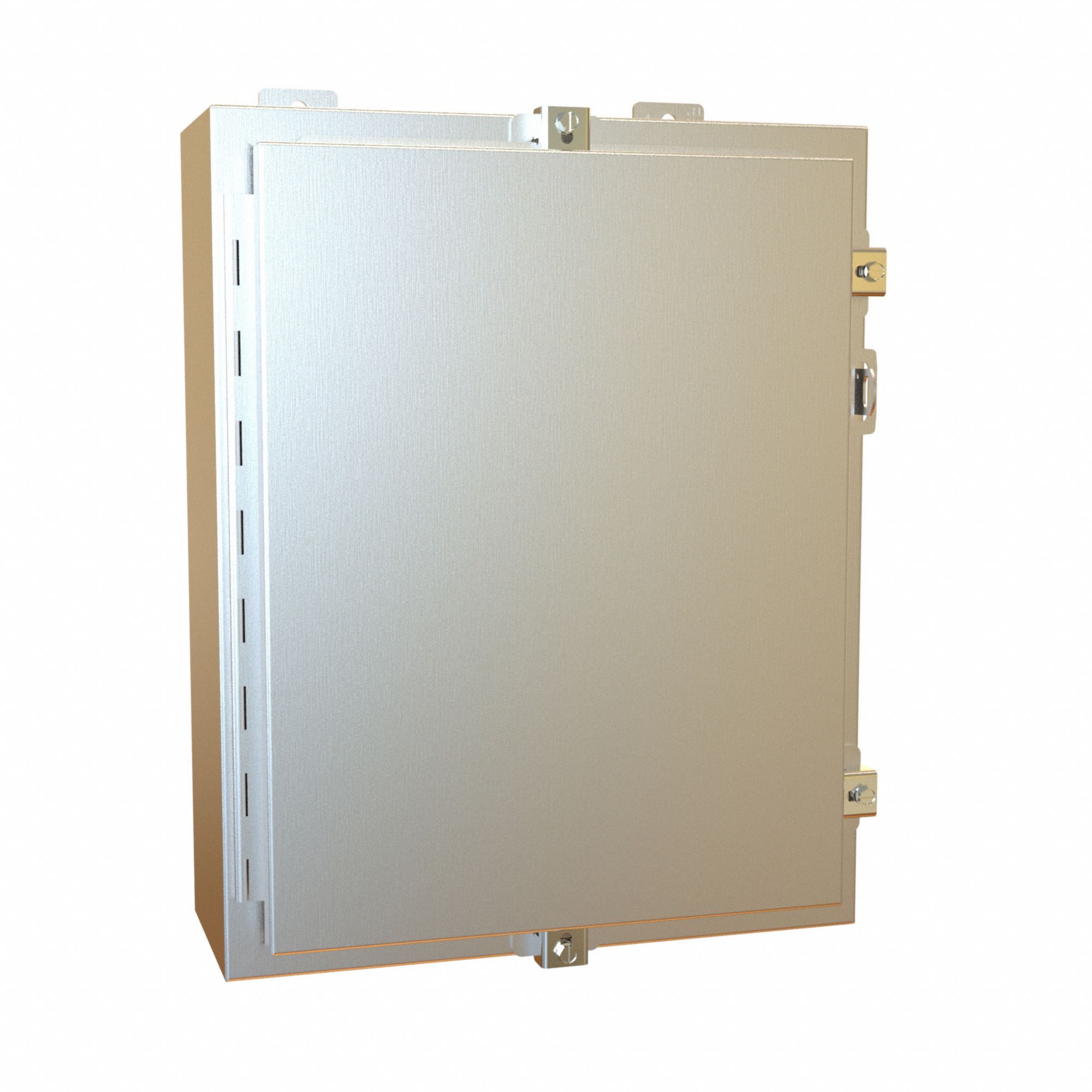 Electrical Enclosure: Stainless Steel, 20 in x 16 in x 6 in, NEMA 12/13/3R/4/4X, w/Panel
