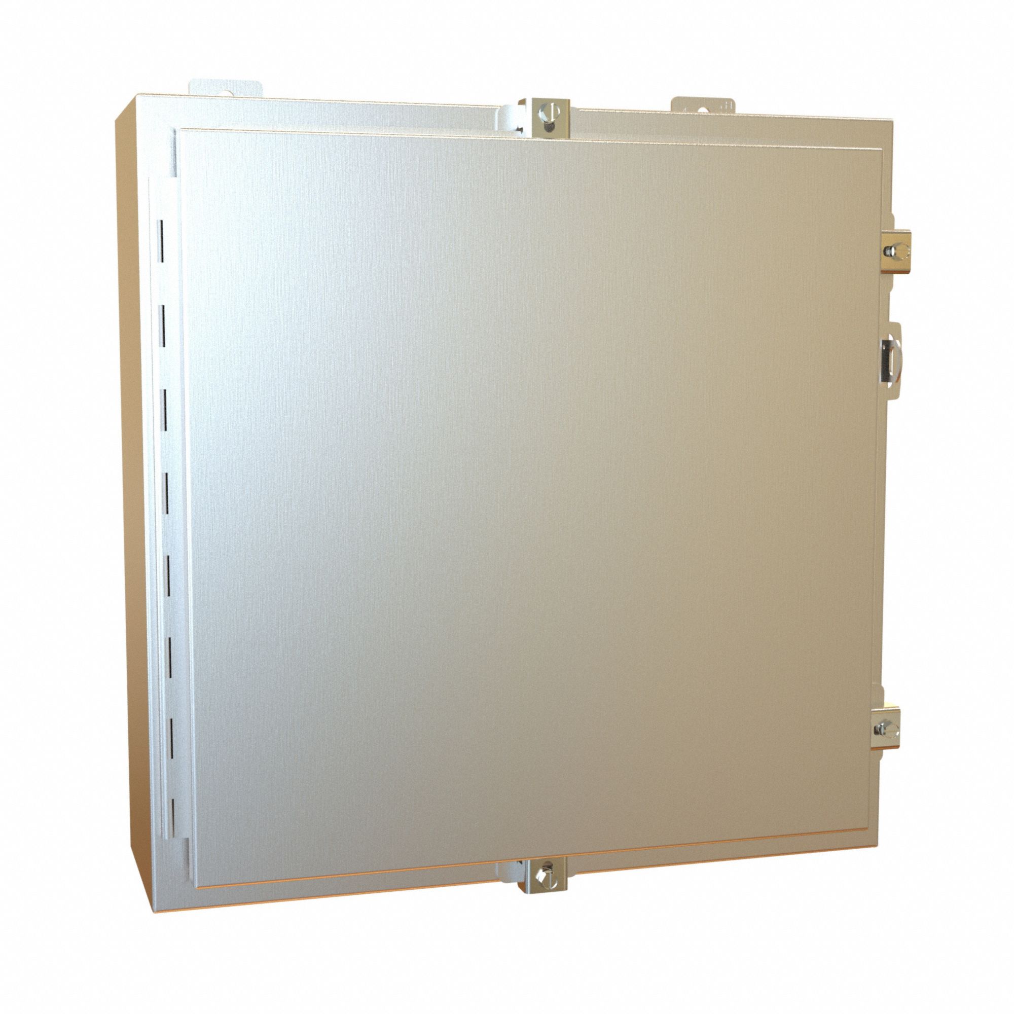 Electrical Enclosure: Stainless Steel, 20 in x 20 in x 6 in, NEMA 12/13/3R/4/4X, w/Panel