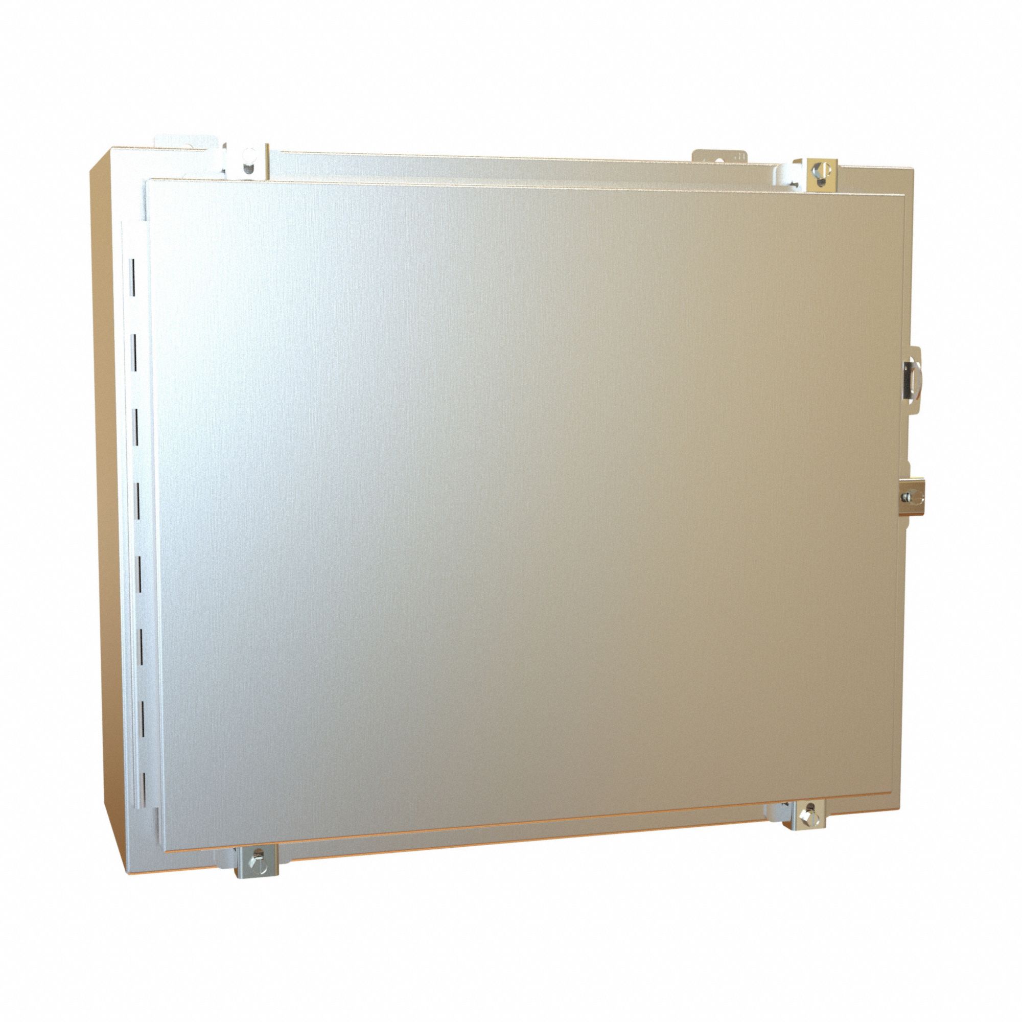 Electrical Enclosure: Stainless Steel, 20 in x 24 in x 8 in, NEMA 12/13/3R/4/4X, w/Panel