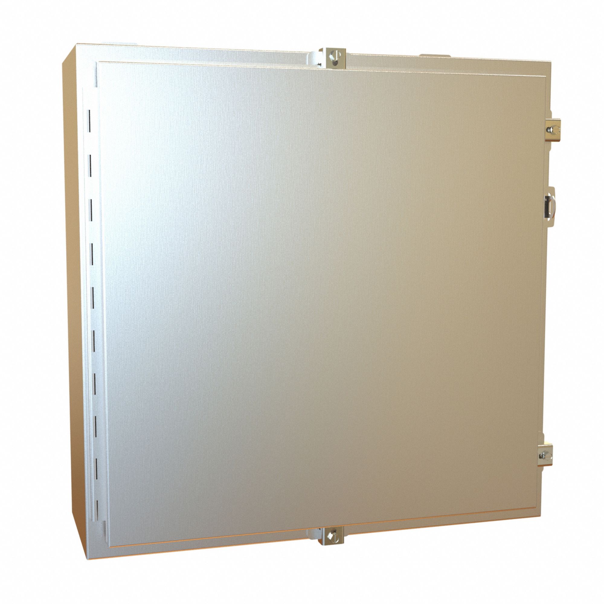 Electrical Enclosure: Stainless Steel, 24 in x 24 in x 8 in, NEMA 12/13/3R/4/4X, w/Panel