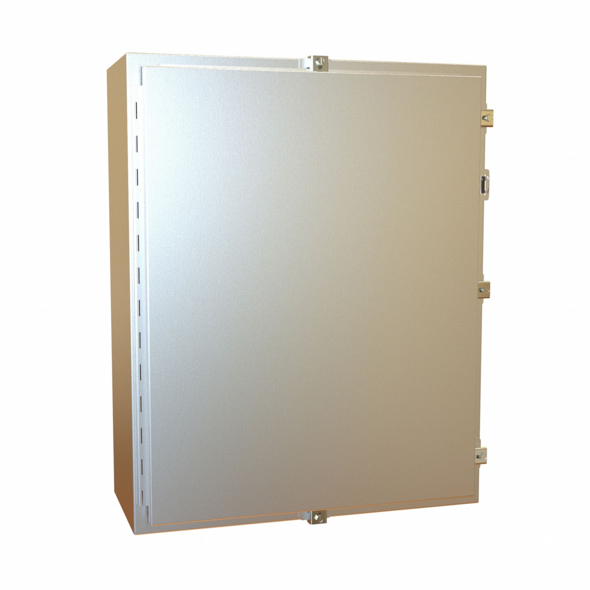 Electrical Enclosure: Stainless Steel, 30 in x 24 in x 10 in, NEMA 12/13/3R/4/4X, w/Panel