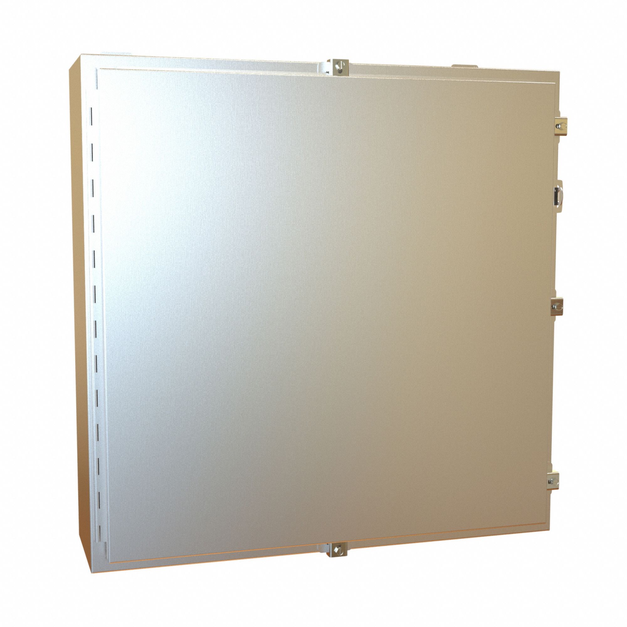 Electrical Enclosure: Stainless Steel, 30 in x 30 in x 8 in, NEMA 12/13/3R/4/4X, w/Panel