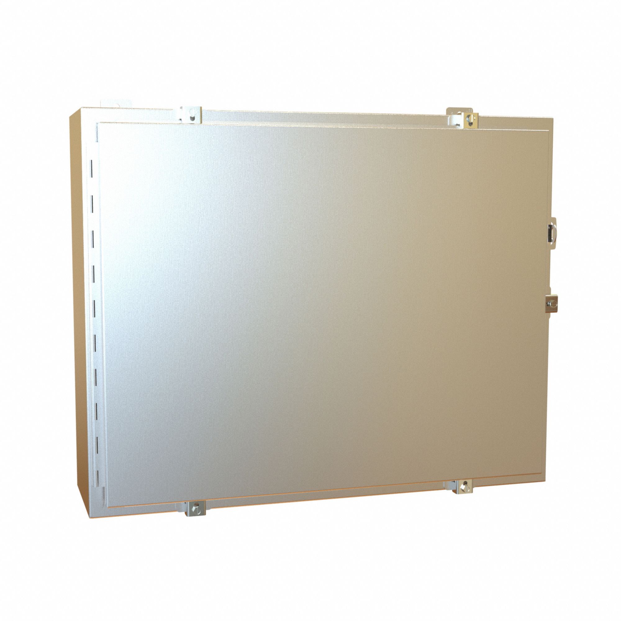 Electrical Enclosure: Stainless Steel, 24 in x 30 in x 8 in, NEMA 12/13/3R/4/4X, w/Panel