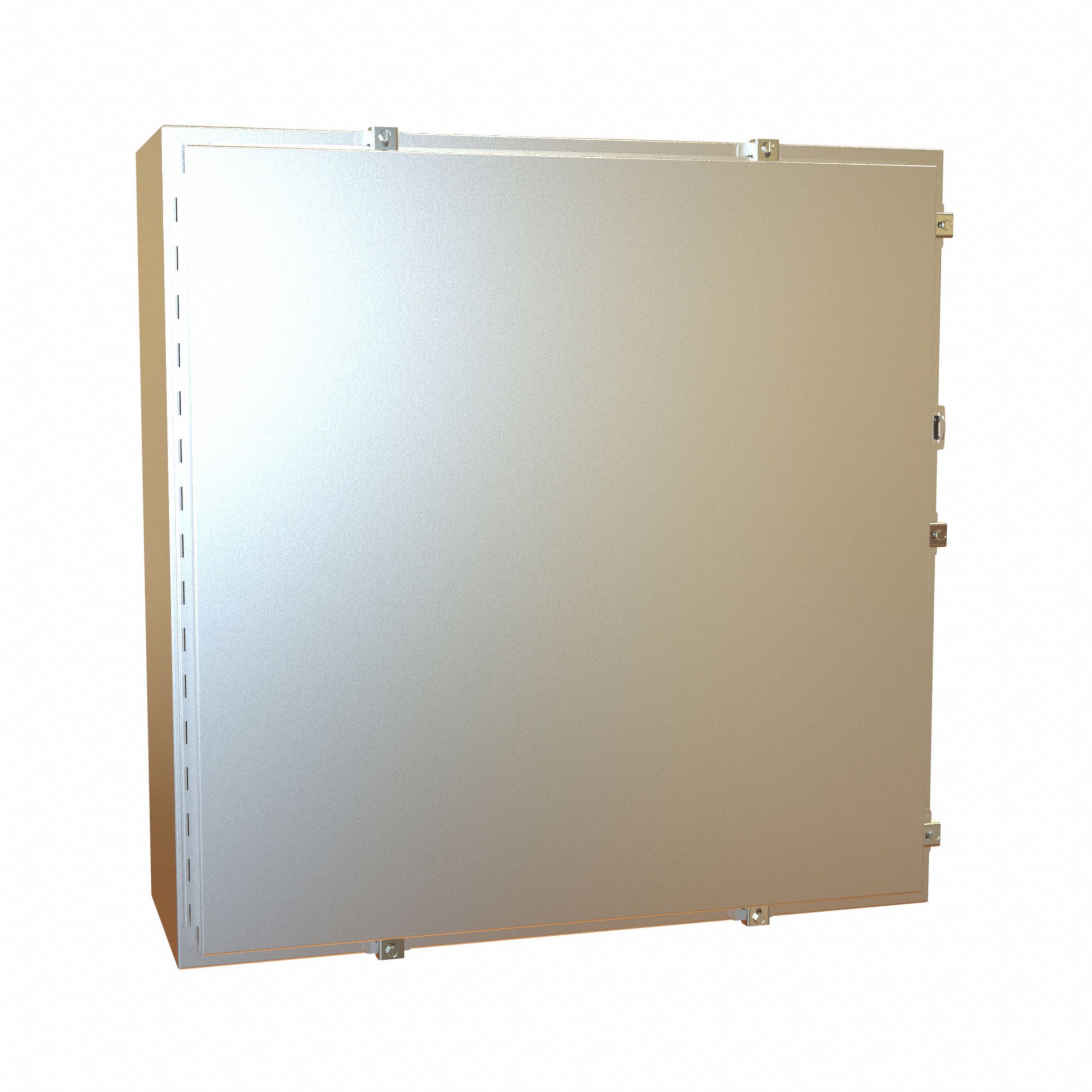 Electrical Enclosure: Stainless Steel, 36 in x 36 in x 12 in, NEMA 12/13/3R/4/4X, w/Panel