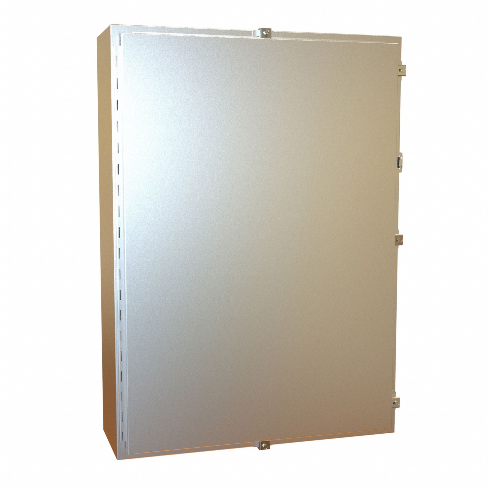 Electrical Enclosure: Stainless Steel, 42 in x 30 in x 10 in, NEMA 12/13/3R/4/4X, w/Panel