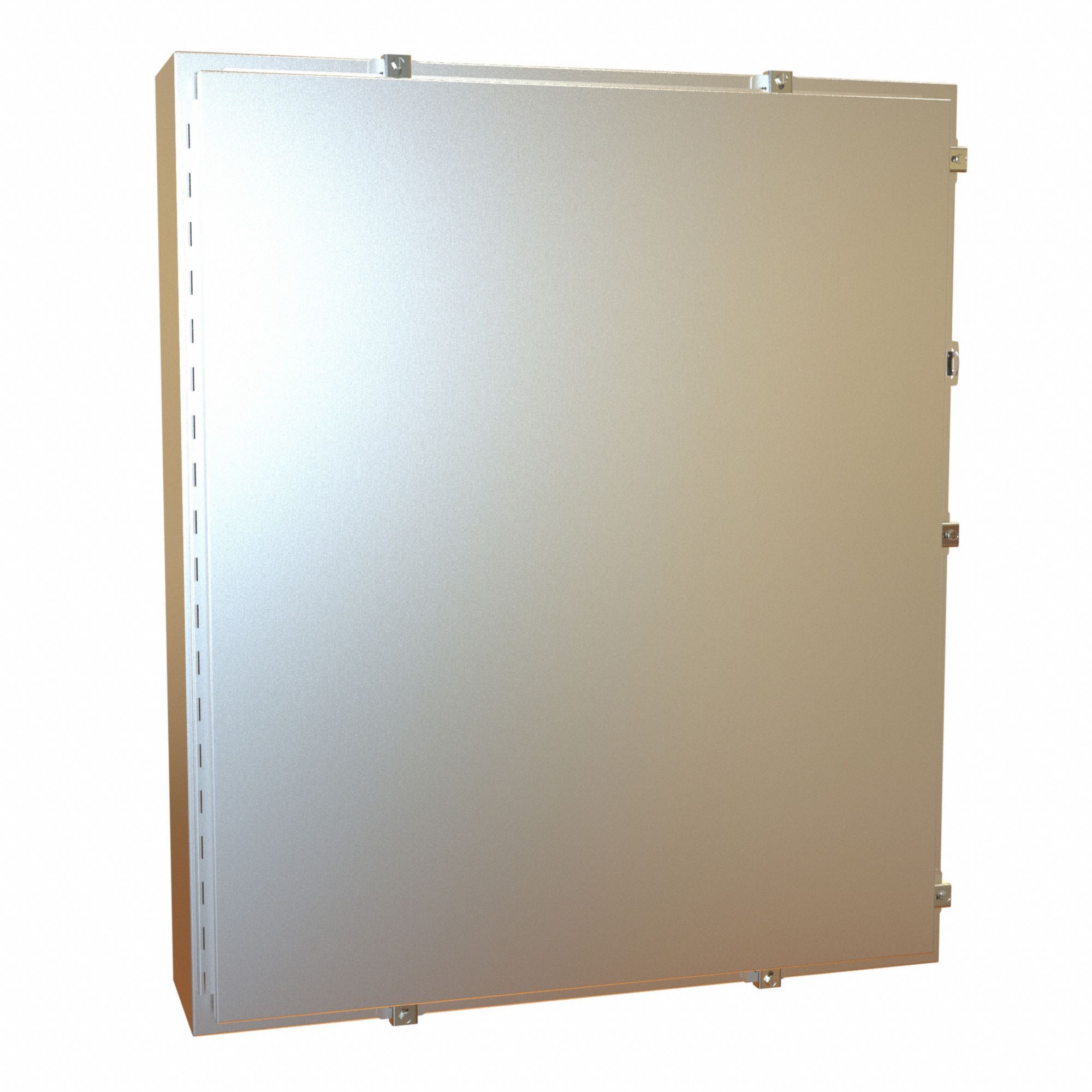 Electrical Enclosure: Stainless Steel, 42 in x 36 in x 8 in, NEMA 12/13/3R/4/4X, w/Panel