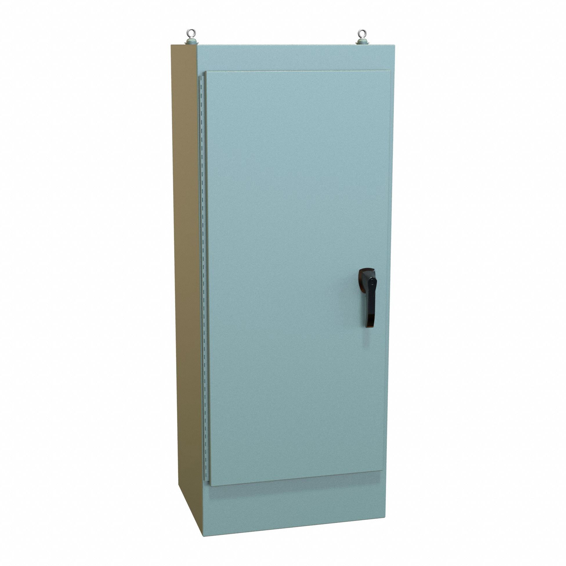 Electrical Enclosure: Steel, 60 in x 24 in x 18 in, NEMA 12, Solid Cover, Hinged