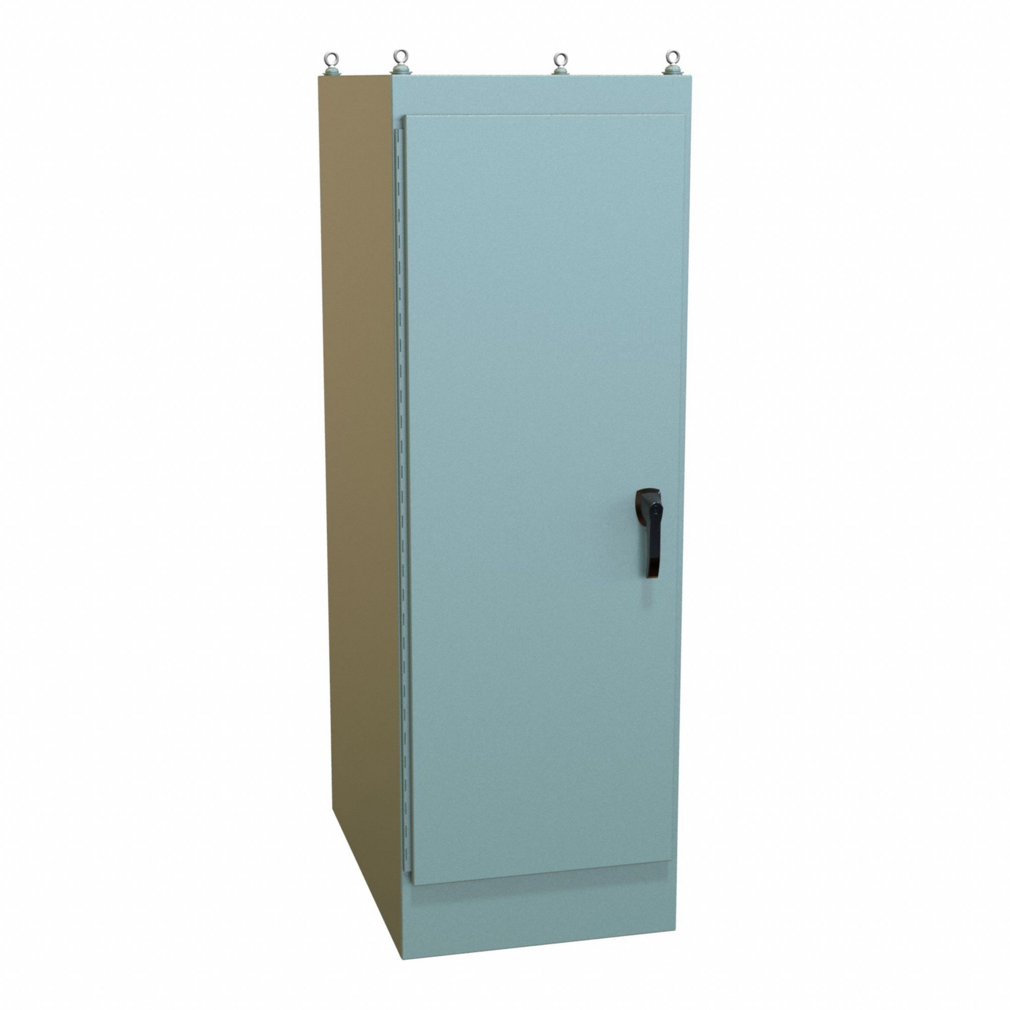 Electrical Enclosure: Steel, 72 in x 24 in x 36 in, NEMA 12, Solid Cover, Hinged, Dust Tight
