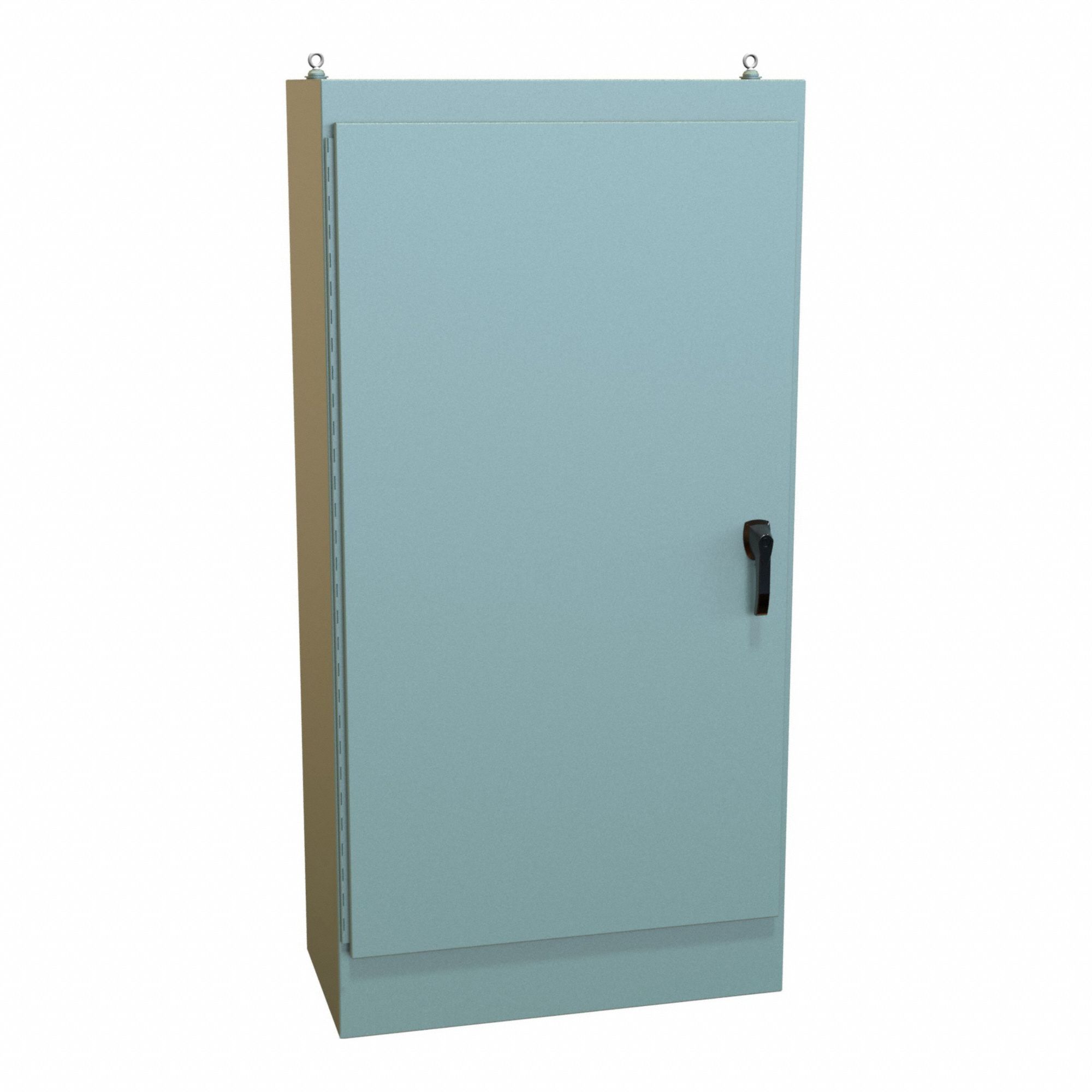 Electrical Enclosure: Steel, 72 in x 36 in x 18 in, NEMA 12, Solid Cover, Hinged