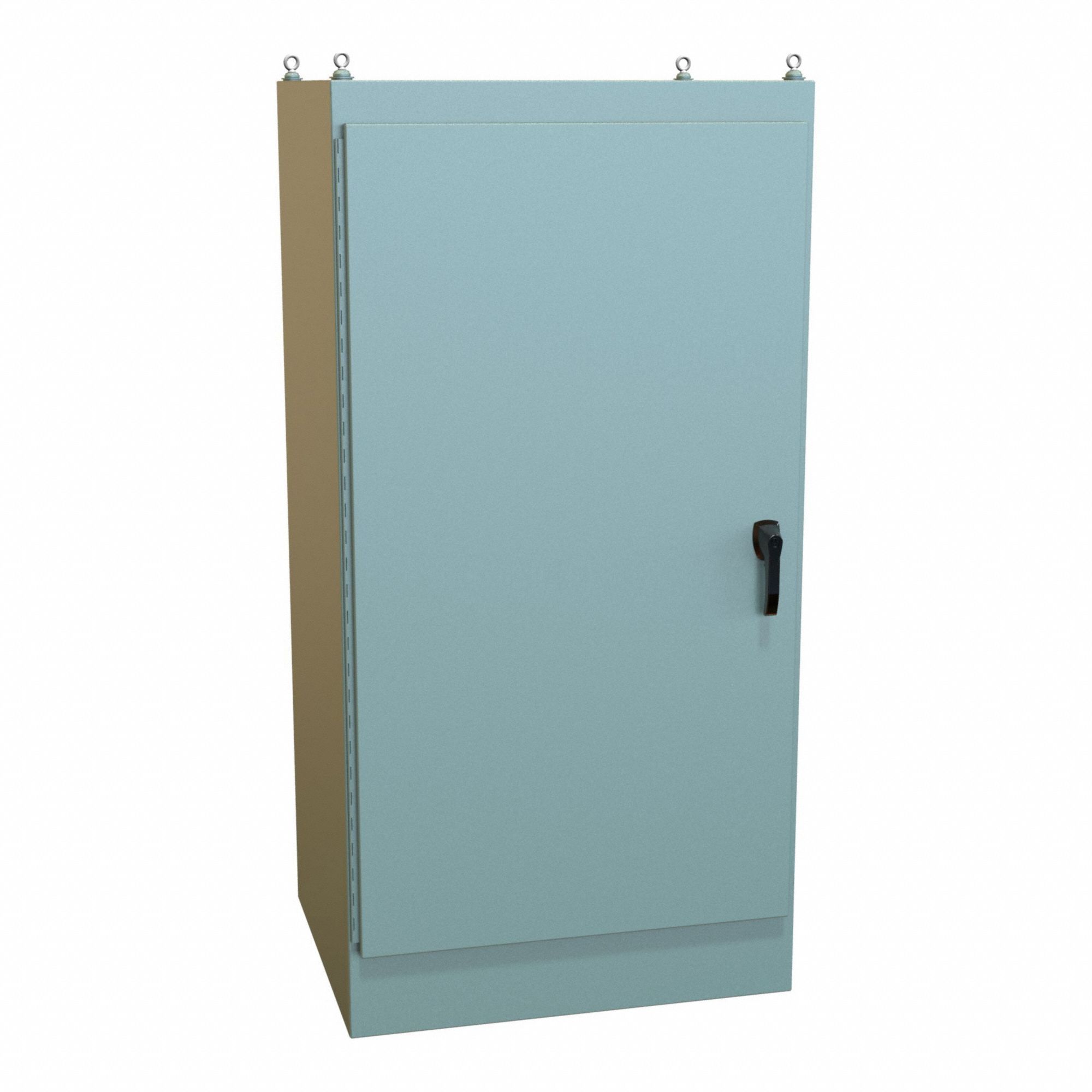 Electrical Enclosure: Steel, 72 in x 36 in x 30 in, NEMA 12, Solid Cover, Hinged